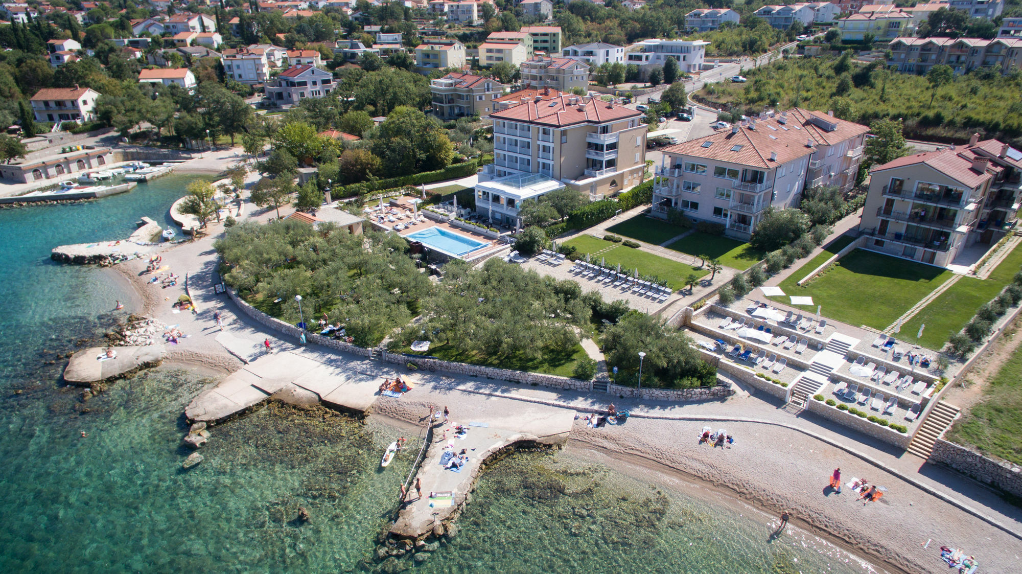 Luxury Apartments Villa Mande Malinska Eksteriør billede